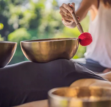 Sound Massage using Tibetan Bowls