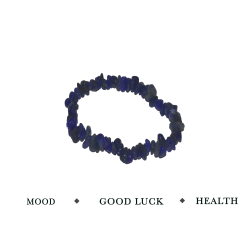 Lapis Lazuli Crystal Chip Bracelet